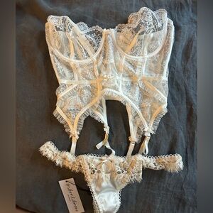 NWT For Love and Lemons Lingerie Set